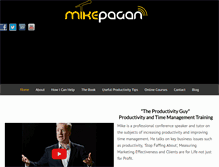 Tablet Screenshot of mikepagan.com